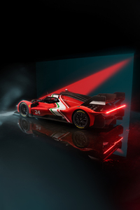 Ferrari 499p Modificata 2024 8k (1440x2960) Resolution Wallpaper