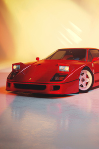 Ferrari F40 CGI 4k