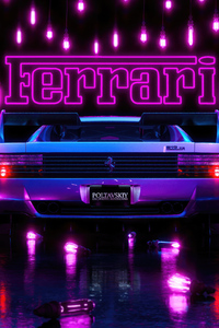 360x640 Ferrari Neon OEM