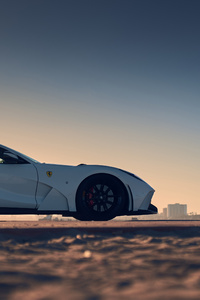 Ferrari Side View (640x1136) Resolution Wallpaper