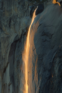 Firefall Yosemite National Park (480x800) Resolution Wallpaper