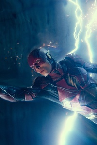 1280x2120 Flash In Justice League 2017
