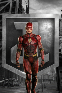 Flash The Speed Force Surge (320x568) Resolution Wallpaper