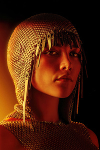 Florence Pugh As Princess Irulan In Dune 2 (240x400) Resolution Wallpaper