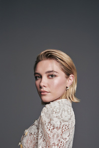 Florence Pugh Bold And Beautiful (640x960) Resolution Wallpaper