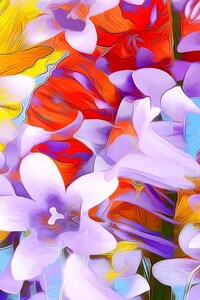 Flowers Art Abstraction