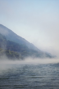 Fog Over Lake 5k