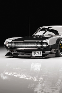 Ford Crazy Falcon Front 4k (1080x2160) Resolution Wallpaper