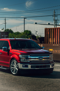 Ford F 150 Velgen Contained Ruby Red