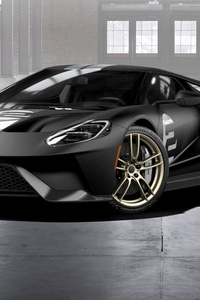 Ford GT 66 Heritage Edition Side View (640x1136) Resolution Wallpaper