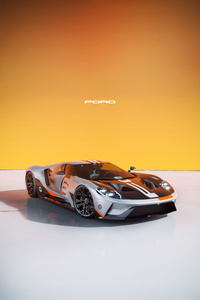 Ford Gt Custom Livery 2025 (640x1136) Resolution Wallpaper