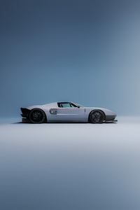Ford Gt Side View (480x854) Resolution Wallpaper