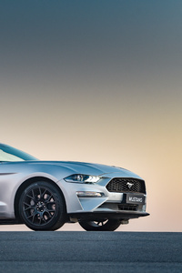 Ford Mustang EcoBoost Convertible 2019 (320x480) Resolution Wallpaper