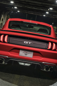 Ford Mustang GT Performance Pack Level 2 2018 (240x320) Resolution Wallpaper
