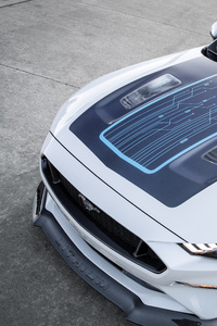 Ford Mustang Lithium 2019 Upview (320x568) Resolution Wallpaper
