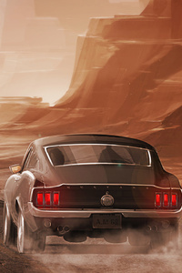 Ford Mustang Long Road Out Of Eden (1080x1920) Resolution Wallpaper