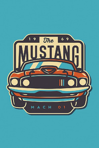 Ford Mustang Minimal 4k