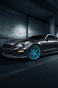 Ford Mustang Muscle Car HD (640x960) Resolution Wallpaper