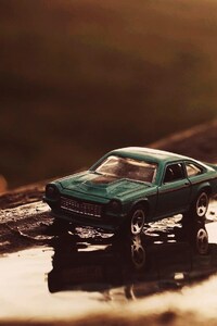 Ford Mustang Toy Macro (640x1136) Resolution Wallpaper