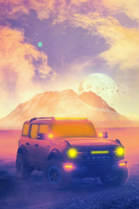 Fords Bronco Adventure (640x960) Resolution Wallpaper