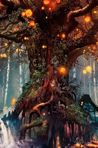 Forest Fantasy Artwork 4k