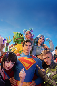 Fortnite Battle Royale X Dc (1080x2400) Resolution Wallpaper