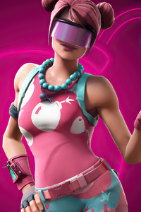 Fortnite Candy Commando Bubble Bomber Outfit 4k