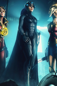 Fortnite Justice League (240x320) Resolution Wallpaper