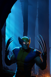 Fortnite X Wolverine (800x1280) Resolution Wallpaper