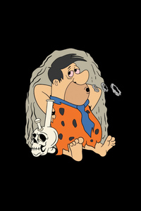 Fred Flintstone (240x320) Resolution Wallpaper