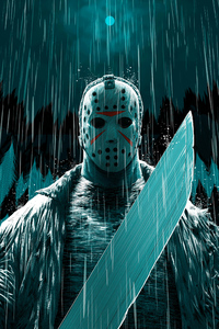 Friday The 13th (320x568) Resolution Wallpaper