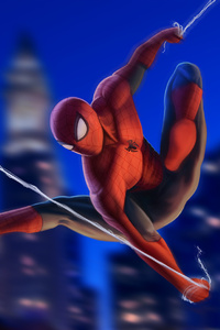 Friendly Neighborhood Spiderman (320x480) Resolution Wallpaper