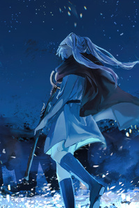 Frieren Beyond Journeys End Manga 5k (1080x2160) Resolution Wallpaper
