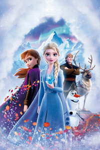 640x960 Frozen 2 Poster 4k