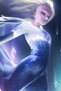Frozen Disney Elsa 4k (1280x2120) Resolution Wallpaper