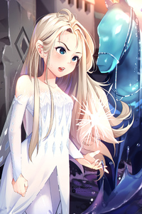 Frozen Elsa The Savior (2160x3840) Resolution Wallpaper