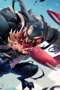 Funky Venom (1080x2280) Resolution Wallpaper