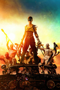 Furiosa A Mad Max Saga Screen X Poster (1125x2436) Resolution Wallpaper