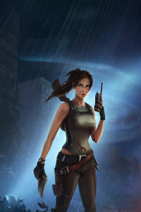 Fury Tomb Raider (1440x2560) Resolution Wallpaper