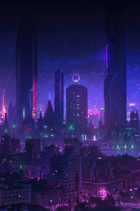 1080x2160 Futuristic Skylines A Scifi Twist On Modern Cityscapes