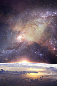 Galaxy Stars 4k (540x960) Resolution Wallpaper