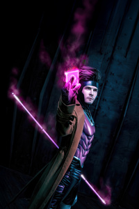 Gambit Power Pose (1080x2280) Resolution Wallpaper