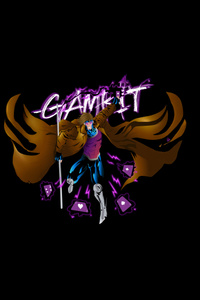 Gambit Vigilante In The Dark (1440x2560) Resolution Wallpaper