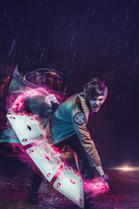 Gambit X Men Energy Charge (640x960) Resolution Wallpaper