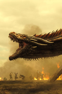 480x800 Game Of Thrones Season 7 Dragon And Khaleesi