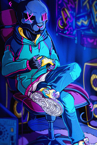 Gamer Boy Colorful 4k (1280x2120) Resolution Wallpaper