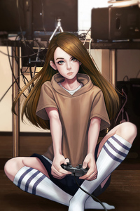 Gamer Girl 4k (320x568) Resolution Wallpaper