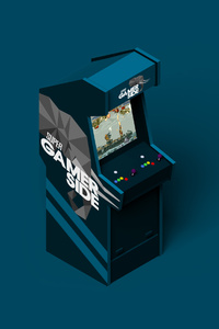 Gamerside Arcade Gaming Minimalist 4k (1440x2560) Resolution Wallpaper