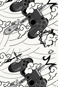 1080x1920 Gaming Controller Background