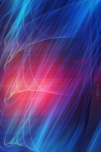 Gases Layers Blue Abstract 4k (1080x2160) Resolution Wallpaper